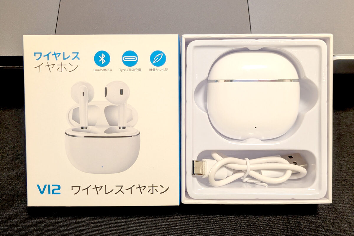 ワイヤレスイヤホン V12